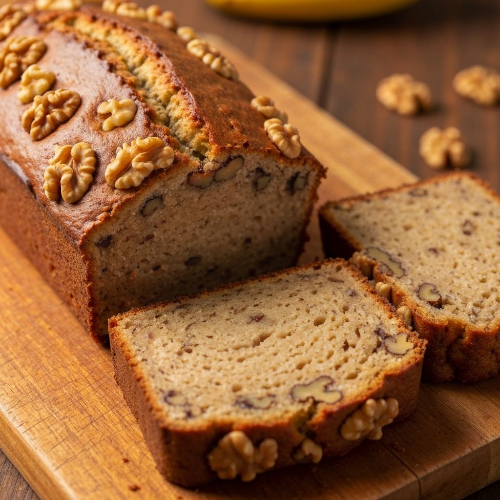 Bezlepkový banana bread