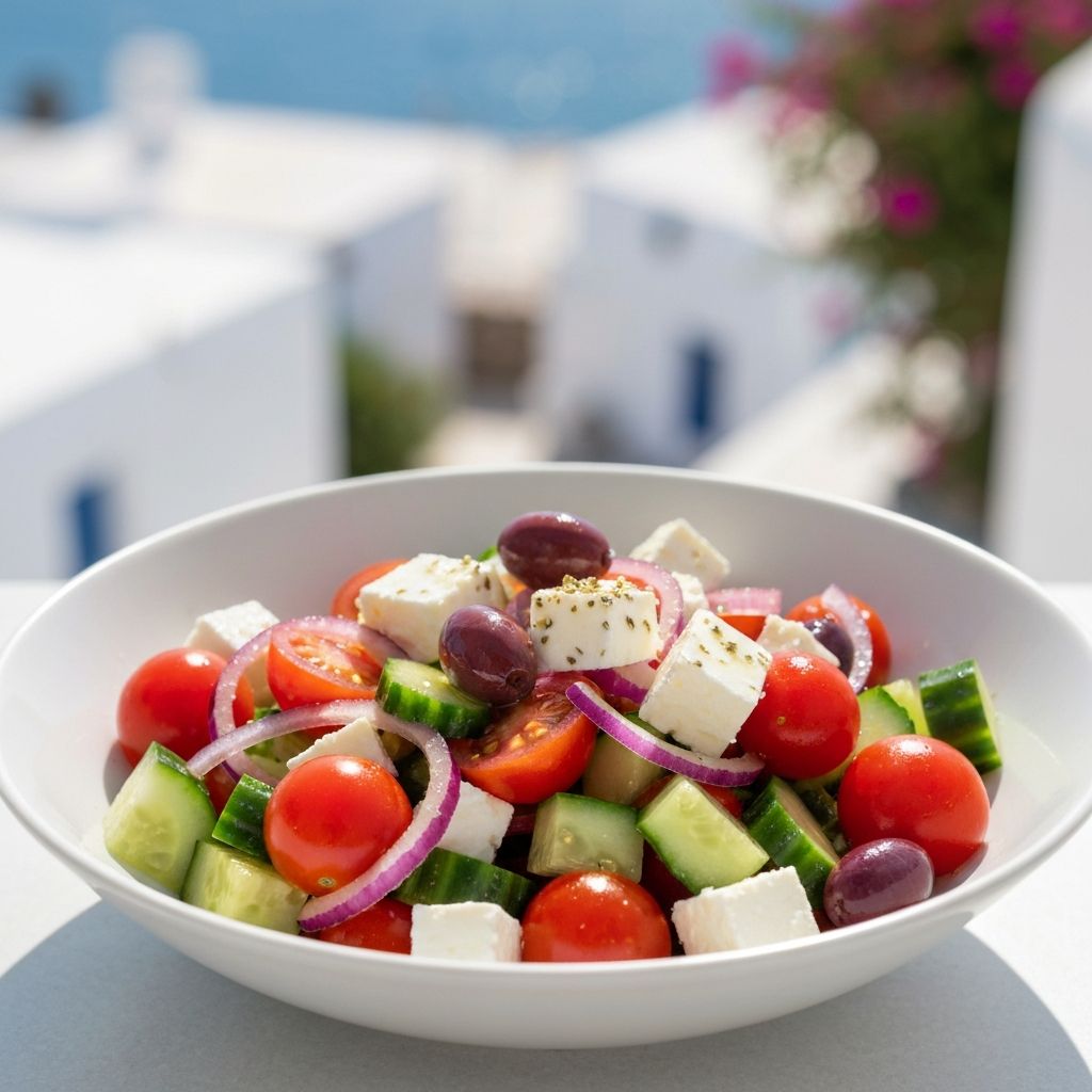 Řecký salát s fetou