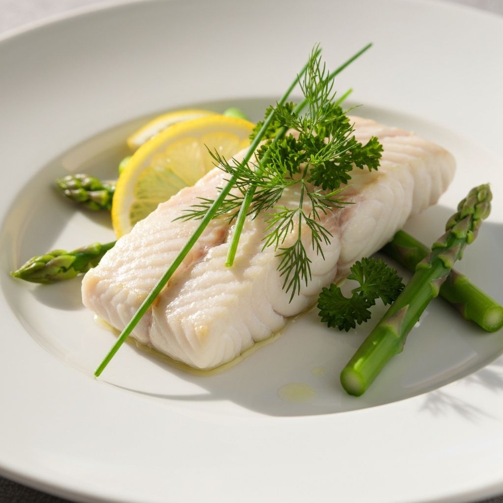 Pečená ryba s čerstvými bylinkami