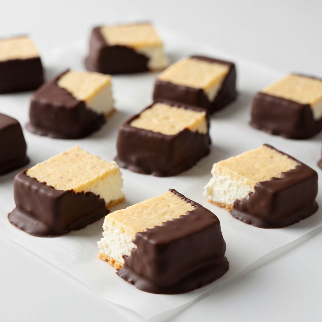 Domácí tvarohové tyčinky v čokoládě