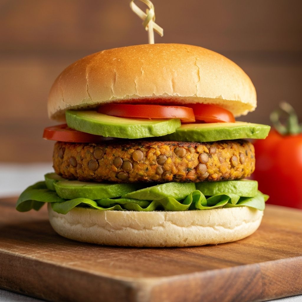 Veganský bezlepkový burger
