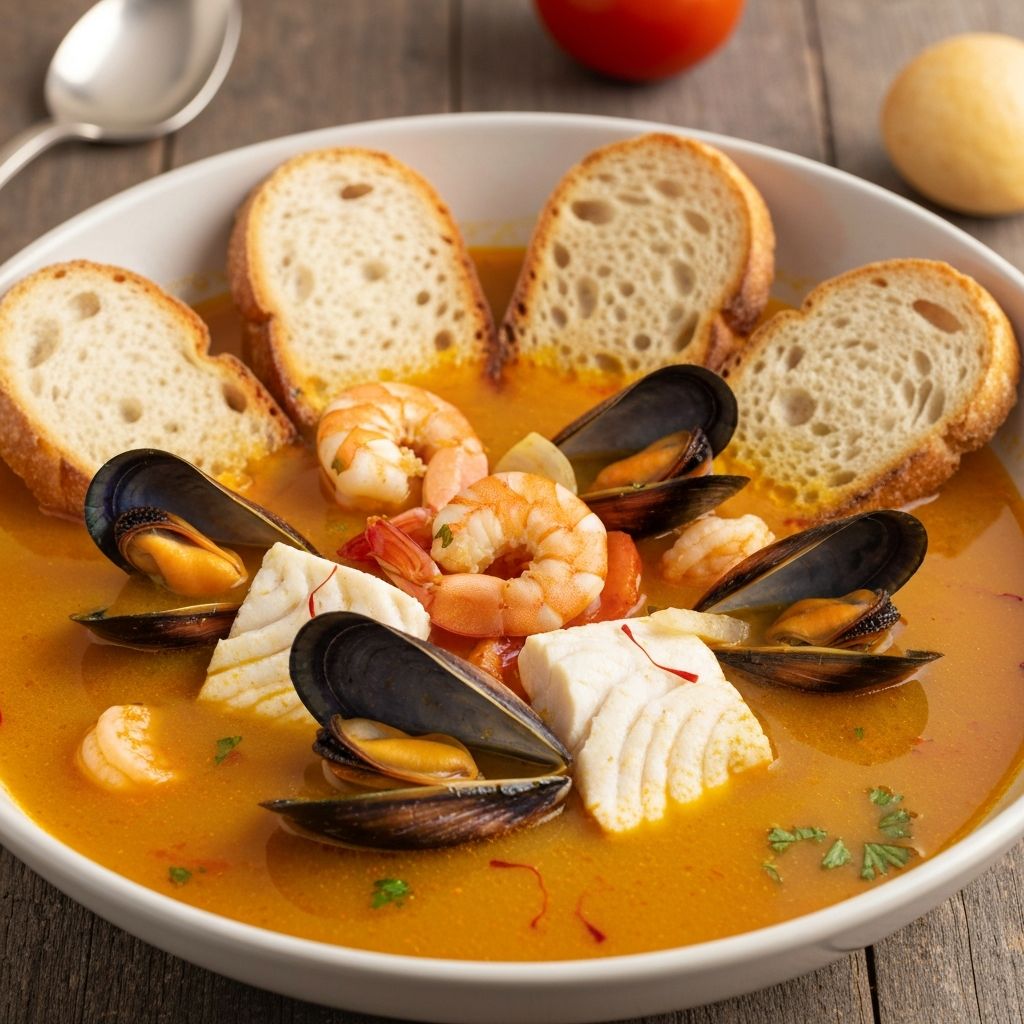 Zuppa di pesce — mořská polévka
